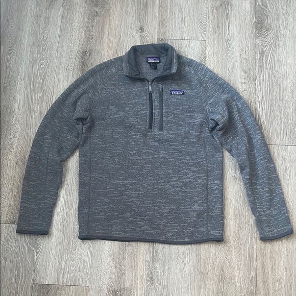Patagonia women’s size small better sweater quarter zip in gray  pull over - Picture 1 of 8